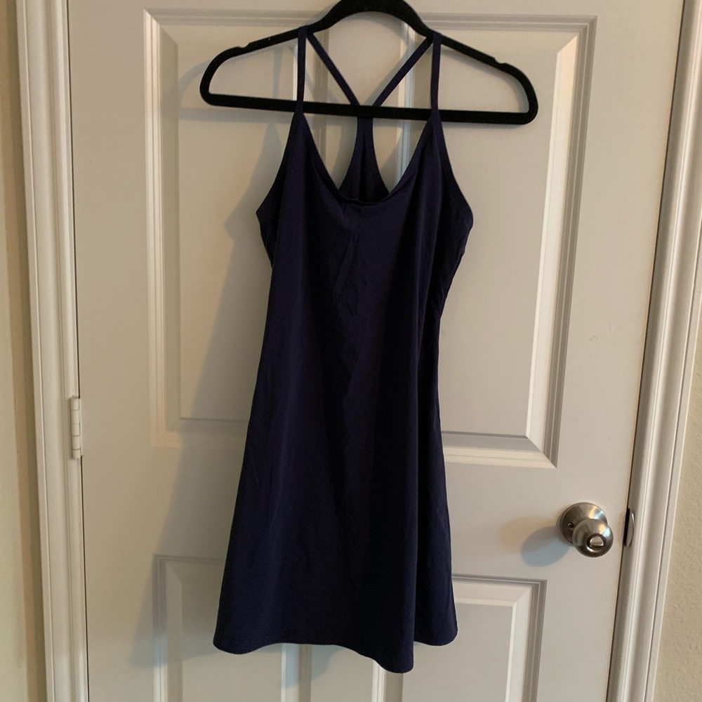 Outdoor Voices Exercise Dress in Navy